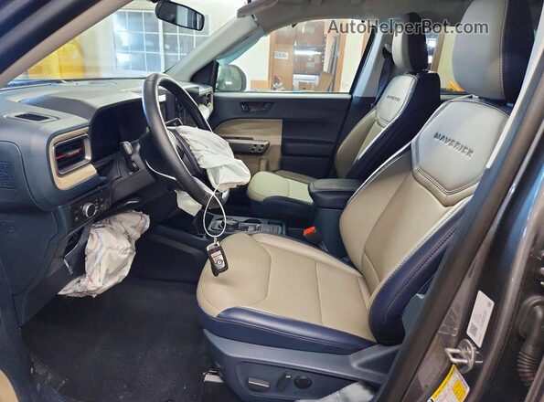 3FTTW8S37TRA18002 2026 FORD MAVERICK Серый Вид салона спереди