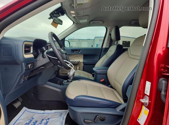 3FTTW8S39TRA82476 2026 FORD MAVERICK Red წინა სალონის ხედი