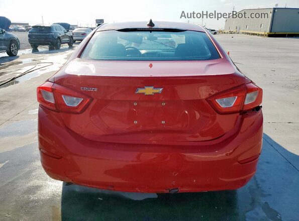 3G1BC5SM0HS553581 2017 CHEVROLET CRUZE Red Widok z tyłu