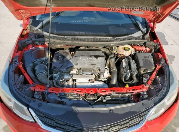 3G1BC5SM0HS553581 2017 CHEVROLET CRUZE Red Widok wnętrza z tyłu