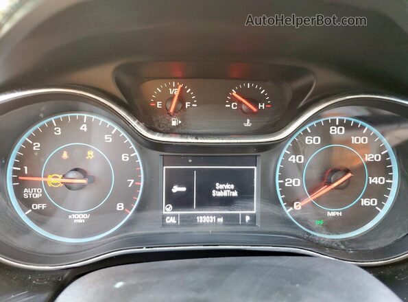 3G1BC5SM0HS553581 2017 CHEVROLET CRUZE Red Widok zestawu wskaźników