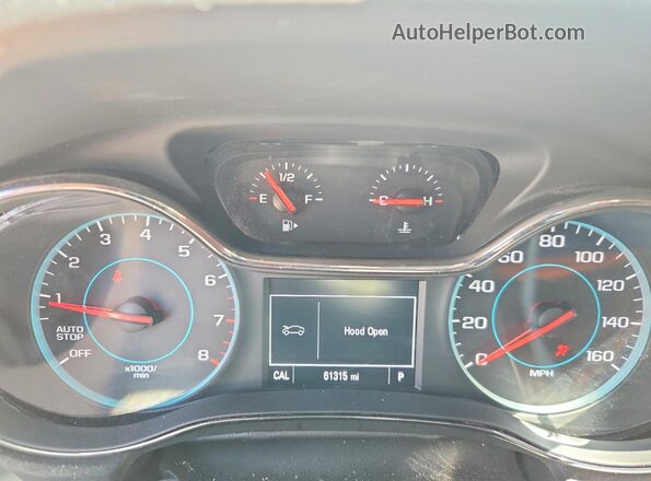 3G1BC5SM4HS560100 2017 CHEVROLET CRUZE Silver ხელსაწყოთა პანელის ხედი