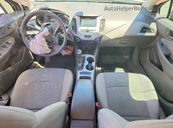 3G1BC5SM4HS560100 2017 CHEVROLET CRUZE Silver წინა პანელის ხედი