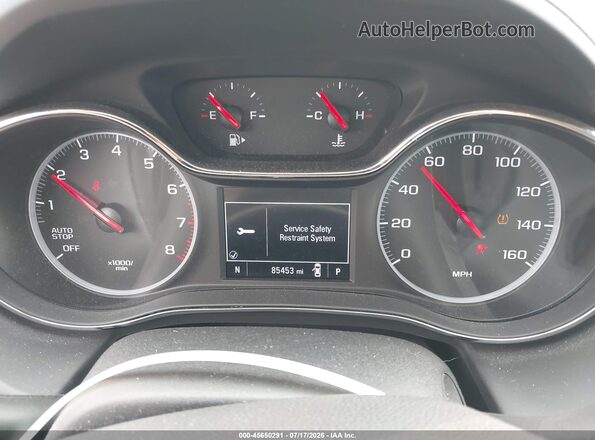 3G1BC6SM2KS562196 2019 CHEVROLET CRUZE Black Widok tylnych siedzeń