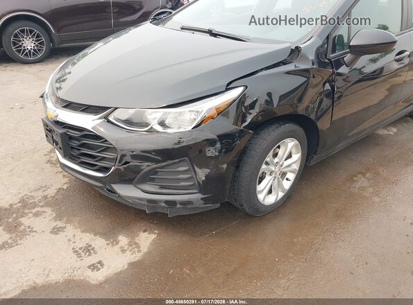 3G1BC6SM2KS562196 2019 CHEVROLET CRUZE Black Widok z przodu