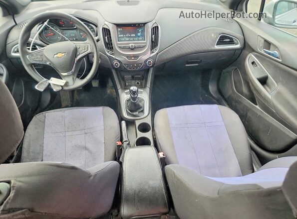 3G1BD6SM8HS584998 2017 CHEVROLET CRUZE Silver Dashboard view