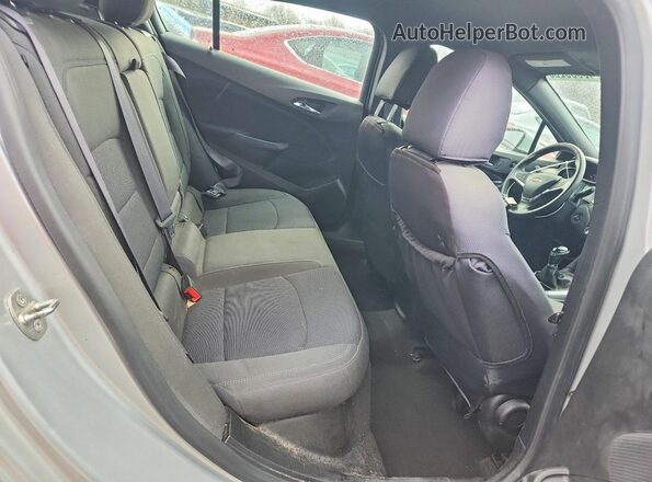 3G1BD6SM8HS584998 2017 CHEVROLET CRUZE Silver Rear seats view