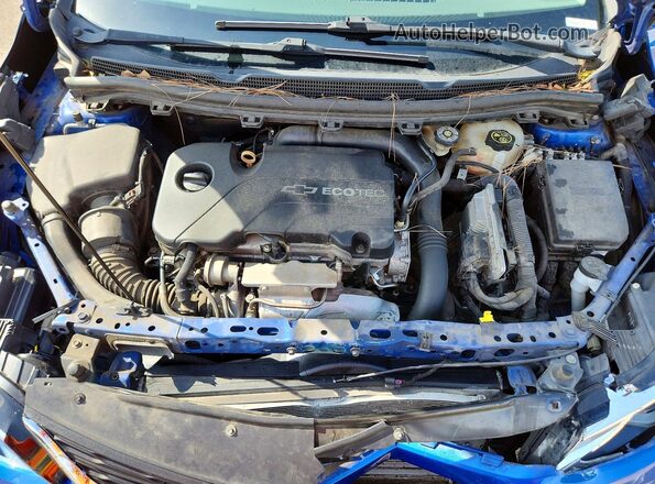 3G1BE5SM3HS522903 2017 CHEVROLET CRUZE Blue Rear interior view