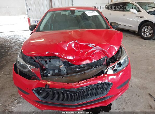 3G1BE5SM3HS538244 2017 CHEVROLET CRUZE Red ხელსაწყოთა პანელის ხედი