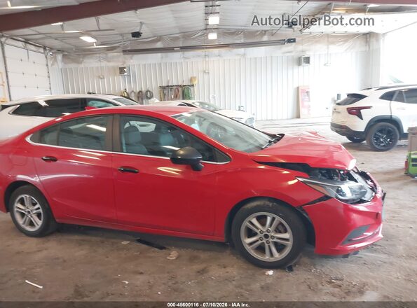 3G1BE5SM3HS538244 2017 CHEVROLET CRUZE Red უკანა სალონის ხედი