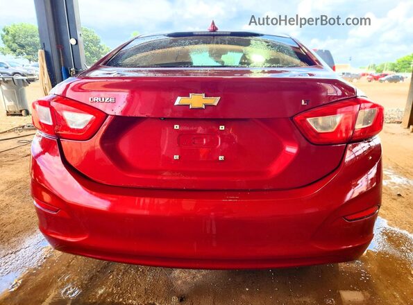 3G1BE5SM3HS568733 2017 CHEVROLET CRUZE Red Vista trasera