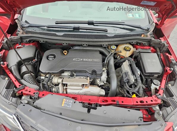 3G1BE5SM4HS568286 2017 CHEVROLET CRUZE Red Rear interior view