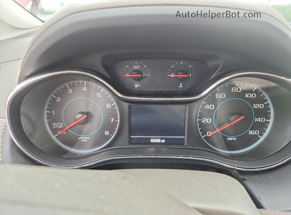 3G1BE5SM4HS568286 2017 CHEVROLET CRUZE Red Instrument cluster view