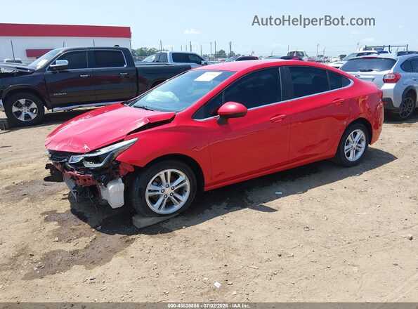 3G1BE5SM5HS553554 2017 CHEVROLET CRUZE Красный Передняя левая четверть