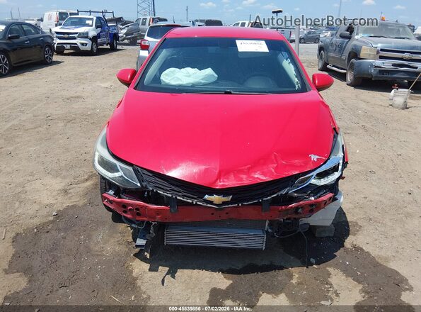 3G1BE5SM5HS553554 2017 CHEVROLET CRUZE Красный Вид щитка приборов