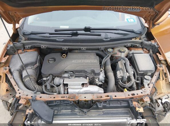 3G1BE6SM0HS562443 2017 CHEVROLET CRUZE Orange Вид ззаду