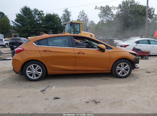 3G1BE6SM0HS562443 2017 CHEVROLET CRUZE Orange Вид задньої частини салону