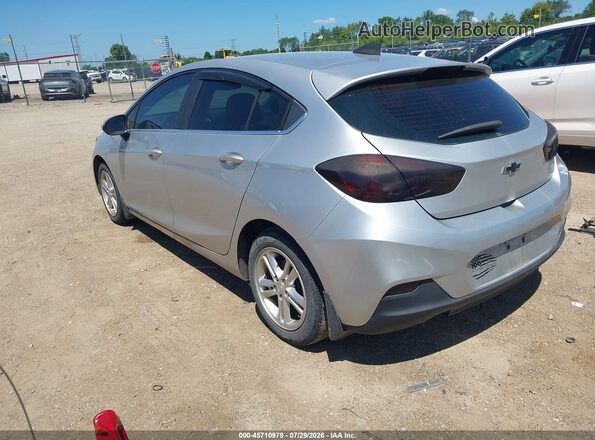 3G1BE6SM0HS586046 2017 CHEVROLET CRUZE Silver Trasero izquierdo