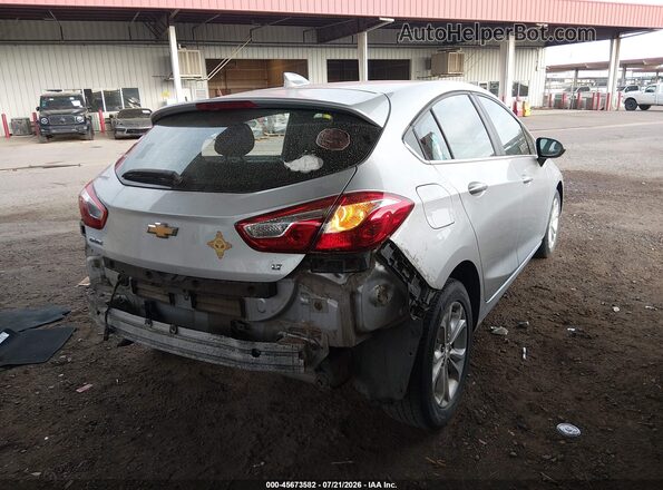 3G1BE6SM0KS525318 2019 CHEVROLET CRUZE Silver Trasero derecho