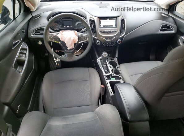 3G1BE6SM1JS562148 2018 CHEVROLET CRUZE Black წინა პანელის ხედი