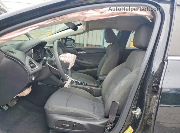 3G1BE6SM1JS562148 2018 CHEVROLET CRUZE Black წინა სალონის ხედი