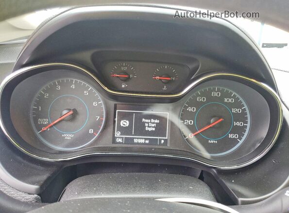 3G1BE6SM1JS562148 2018 CHEVROLET CRUZE Black ხელსაწყოთა პანელის ხედი