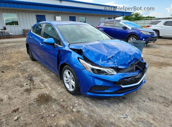 3G1BE6SM2HS557843 2017 CHEVROLET CRUZE Blue წინა მარჯვენა
