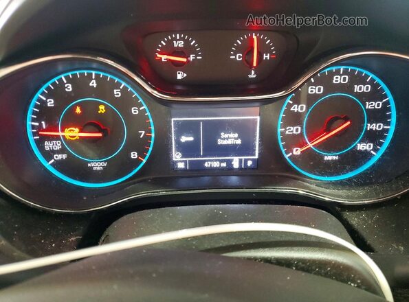 3G1BE6SM2HS595332 2017 CHEVROLET CRUZE Charcoal Սարքավորումների վահանակի տեսք