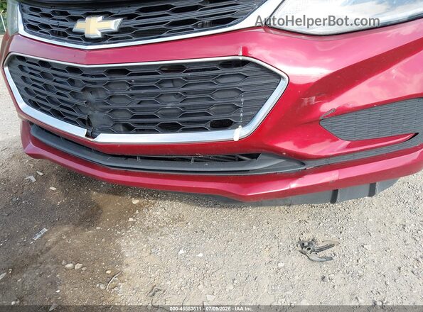 3G1BE6SM2JS637908 2018 CHEVROLET CRUZE Red Вид спереду