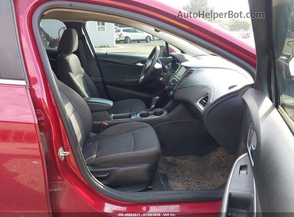 3G1BE6SM2JS637908 2018 CHEVROLET CRUZE Red Вид салону спереду