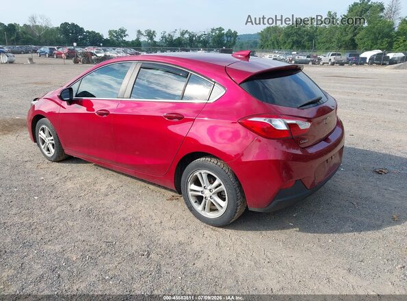 3G1BE6SM2JS637908 2018 CHEVROLET CRUZE Red Задня ліва чверть