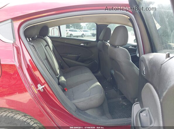 3G1BE6SM2JS637908 2018 CHEVROLET CRUZE Red Вид наклейки з VIN-кодом