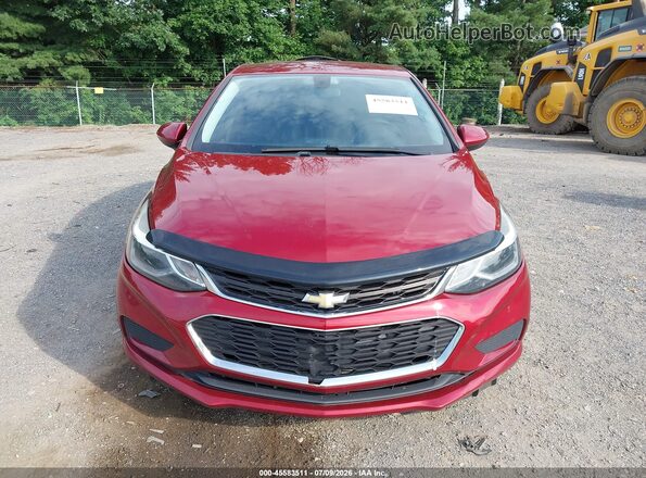 3G1BE6SM2JS637908 2018 CHEVROLET CRUZE Red Вид задньої частини салону