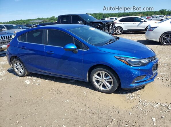 3G1BE6SM2JS649802 2018 CHEVROLET CRUZE Blue წინა მარჯვენა
