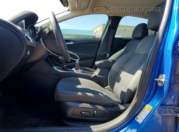 3G1BE6SM2JS649802 2018 CHEVROLET CRUZE Blue წინა სალონის ხედი