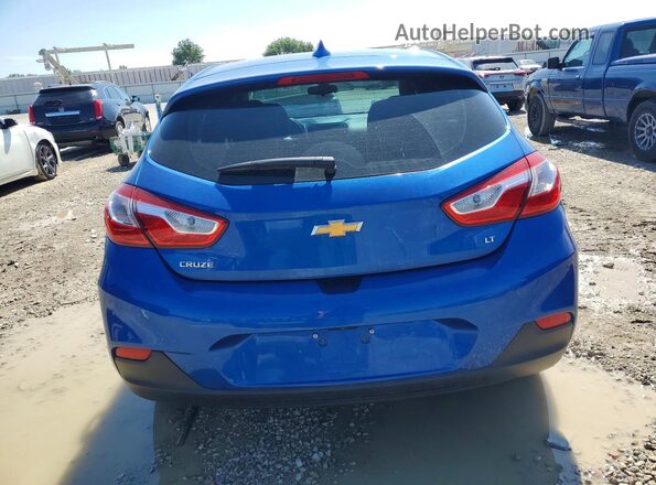 3G1BE6SM2JS649802 2018 CHEVROLET CRUZE Blue უკანა ხედი