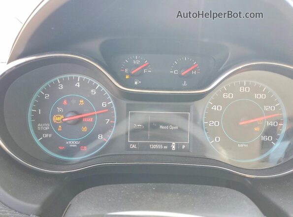 3G1BE6SM2JS649802 2018 CHEVROLET CRUZE Blue ხელსაწყოთა პანელის ხედი