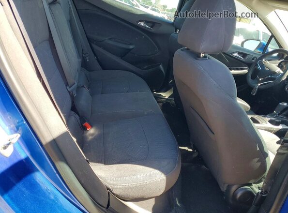 3G1BE6SM2JS649802 2018 CHEVROLET CRUZE Blue უკანა სავარძლების ხედი