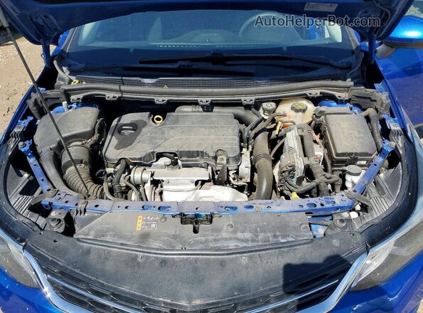3G1BE6SM2JS649802 2018 CHEVROLET CRUZE Blue უკანა სალონის ხედი