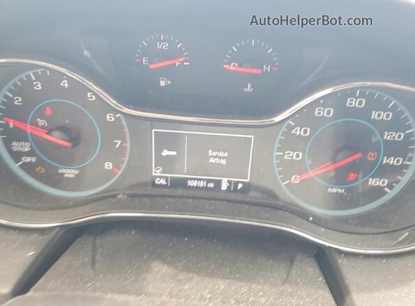 3G1BE6SM3JS577623 2018 CHEVROLET CRUZE Silver Вид щитка приладів