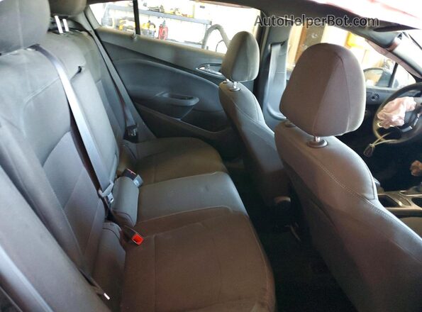 3G1BE6SM3JS593773 2018 CHEVROLET CRUZE Charcoal Rear seats view