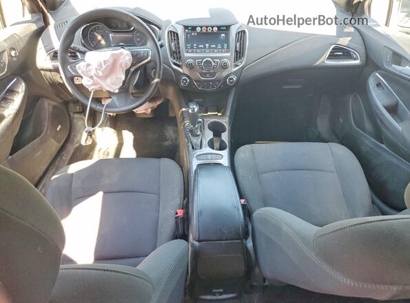 3G1BE6SM3JS593773 2018 CHEVROLET CRUZE Charcoal Dashboard view