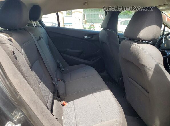 3G1BE6SM3JS607221 2018 CHEVROLET CRUZE Black Rear seats view