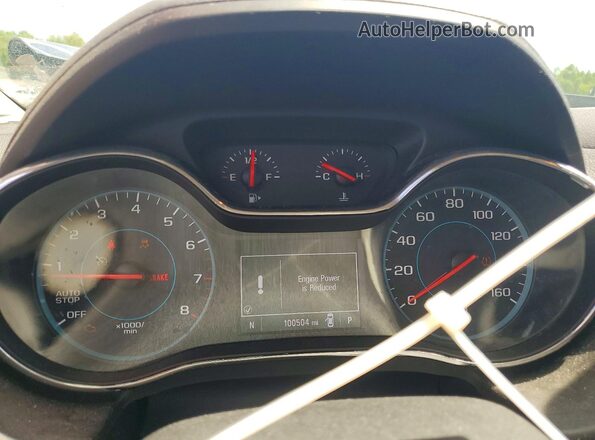 3G1BE6SM3JS607221 2018 CHEVROLET CRUZE Black Instrument cluster view