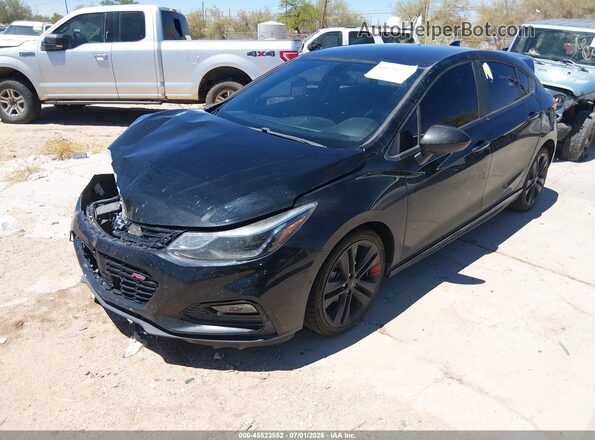 3G1BE6SM3JS607333 2018 CHEVROLET CRUZE Black Առջևի ձախ երեք քառորդ տեսարան
