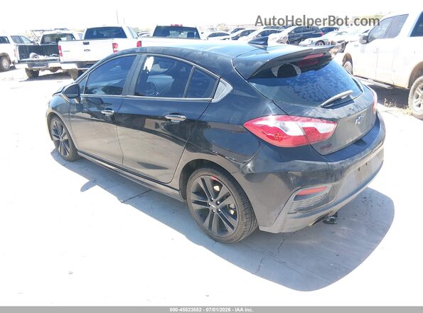 3G1BE6SM3JS607333 2018 CHEVROLET CRUZE Black Հետևի ձախ