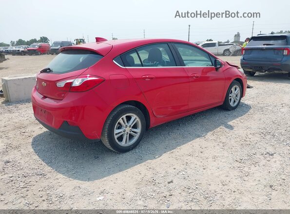 3G1BE6SM3JS639893 2018 CHEVROLET CRUZE Красный Задняя правая четверть