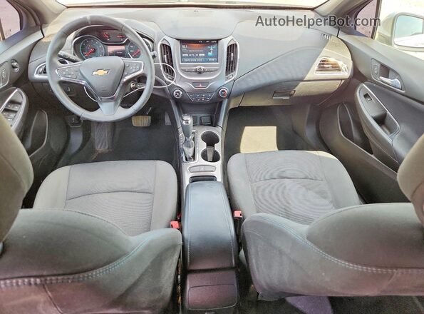 3G1BE6SM3JS649338 2018 CHEVROLET CRUZE Silver Առջևի վահանակի տեսք