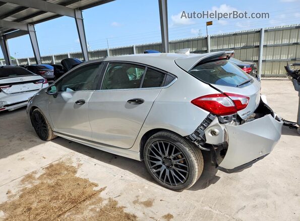 3G1BE6SM4HS574644 2017 CHEVROLET CRUZE Silver Trasero izquierdo