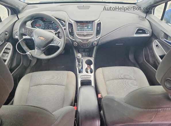3G1BE6SM4JS652197 2018 CHEVROLET CRUZE Blue Dashboard view